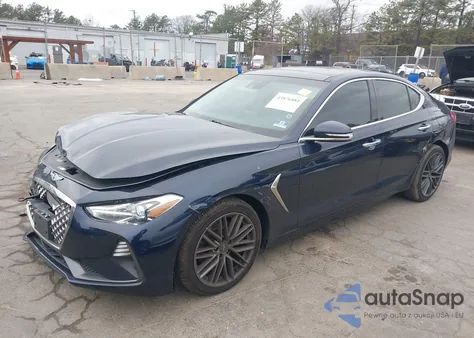 2019 Genesis G70 2.0T Advanced из США, поврежденный, VIN KMTG34LA7KU017991